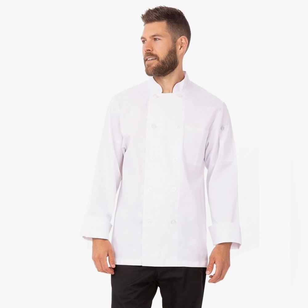 Chef Works Chef Coat Large Cool Vent Le Mans Long Sleeve